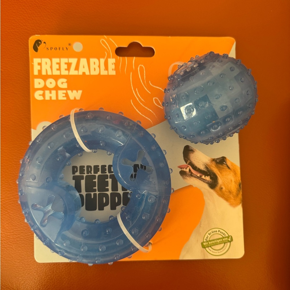 Freezable Puppy Teething Toys - 2 Pack